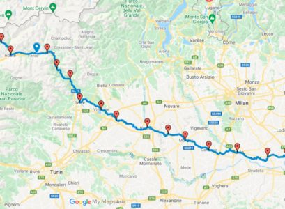 Rejoindre la Via Francigena